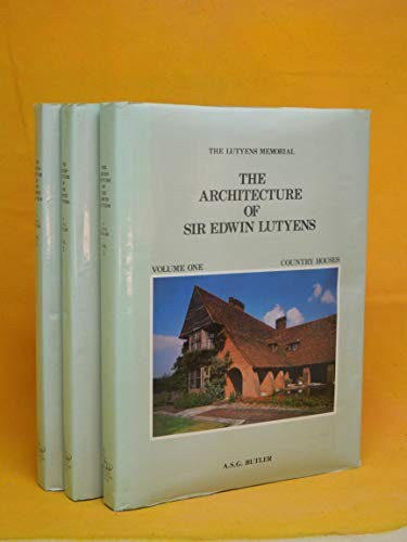 Image for The Architecture of Sir Edwin Lutyens (3 Volume Set) The Lutyens Memorial The Architecture of Sir Edwin Lutyens (3 Volume Set) The Lutyens Memorial